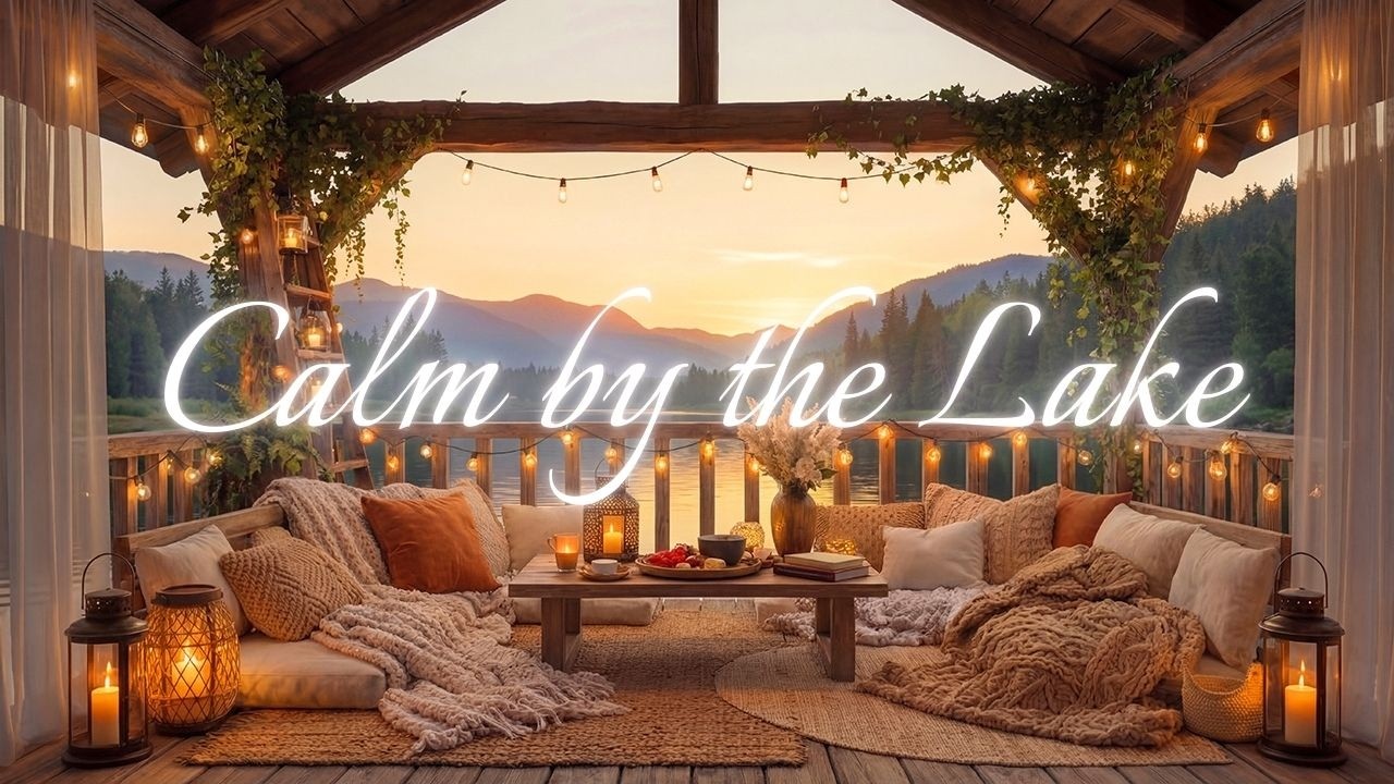 🍃Calm by the Lake | Cozy Chill Music for a Slow Evening🌅