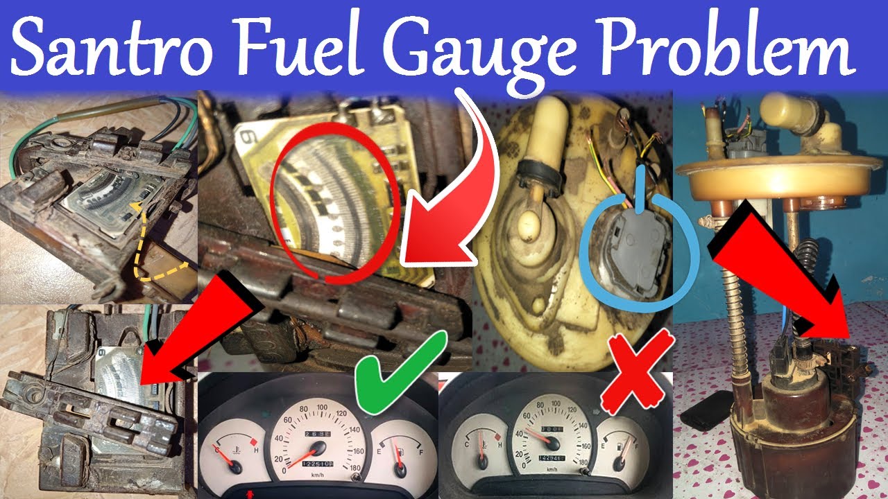 Santro Fuel Gauge | Old Fuel Gauge Not Working | New Fuel Gauge Installed | Review In Urdu/Hindi |