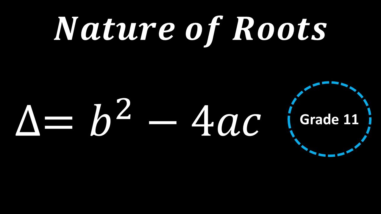 Nature of roots