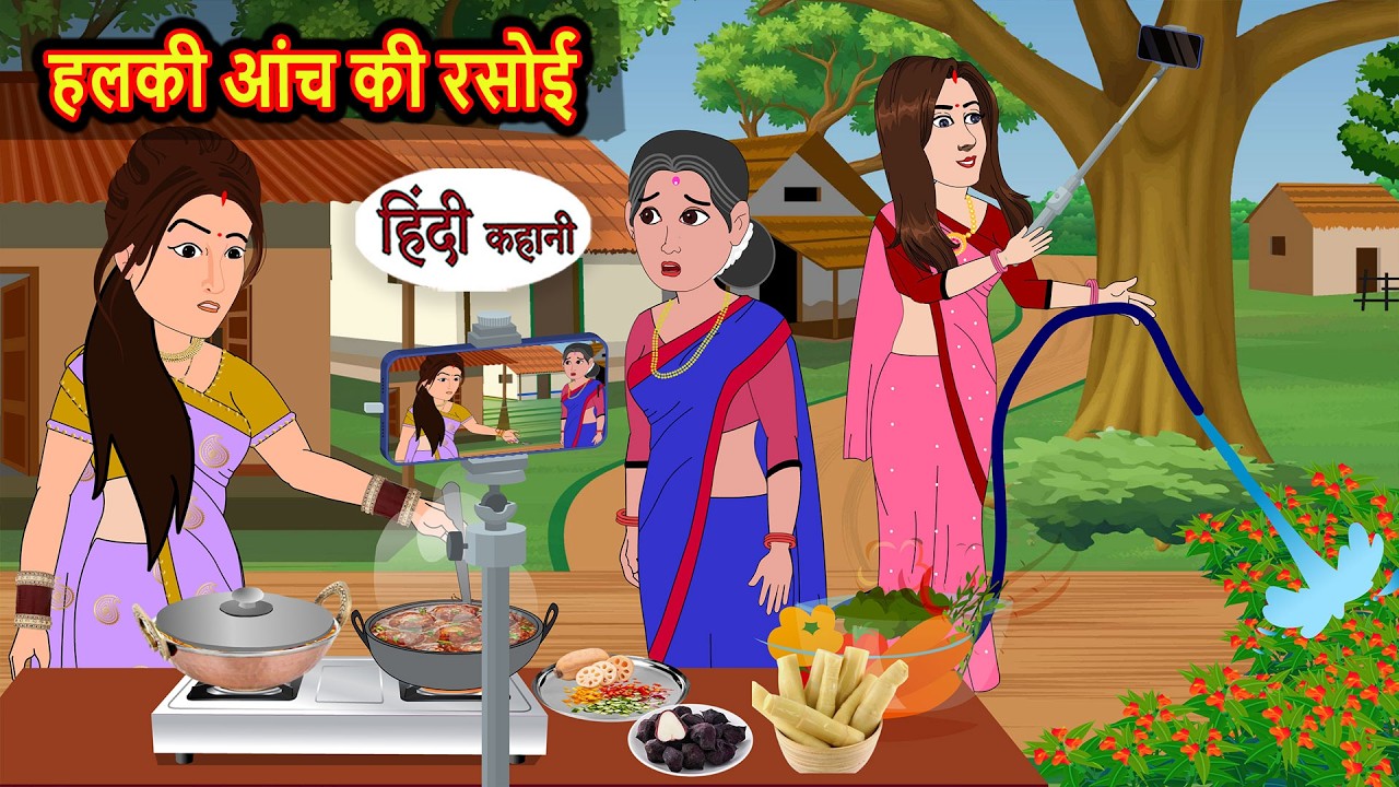 हलकी आंच की रसोई | Stories in Hindi | Bedtime Stories | Fairy Tales | Moral Story | Kahani | Funny