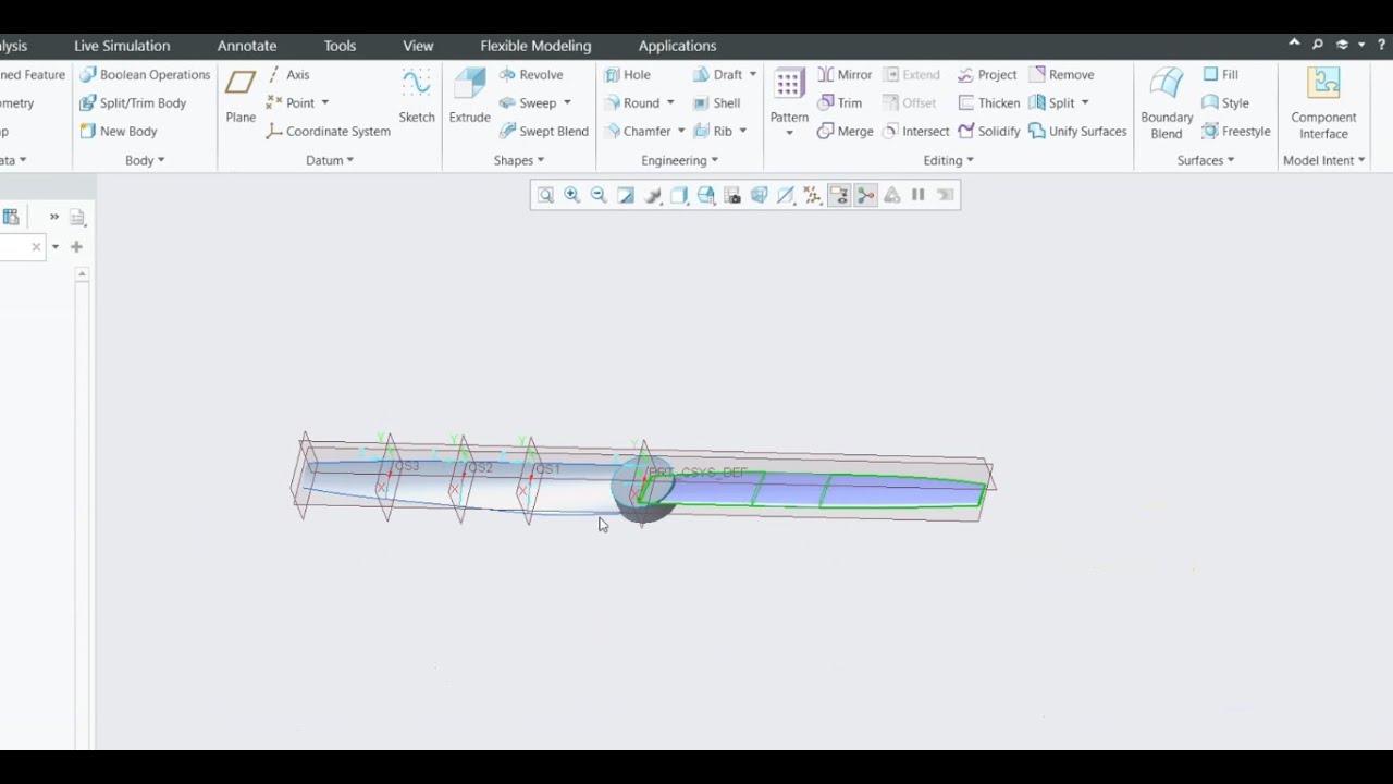 Creating a Propeller in Creao Parametric
