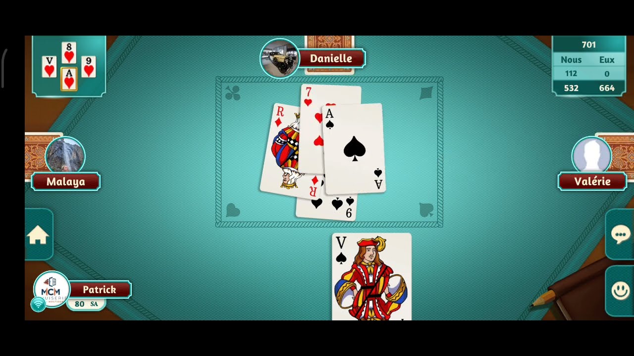 Belote jeu de carte du Wish 😜👍