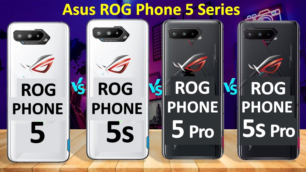 Asus ROG phone 5 vs 5s vs 5 pro vs 5s pro | Asus ROG phone 5 series