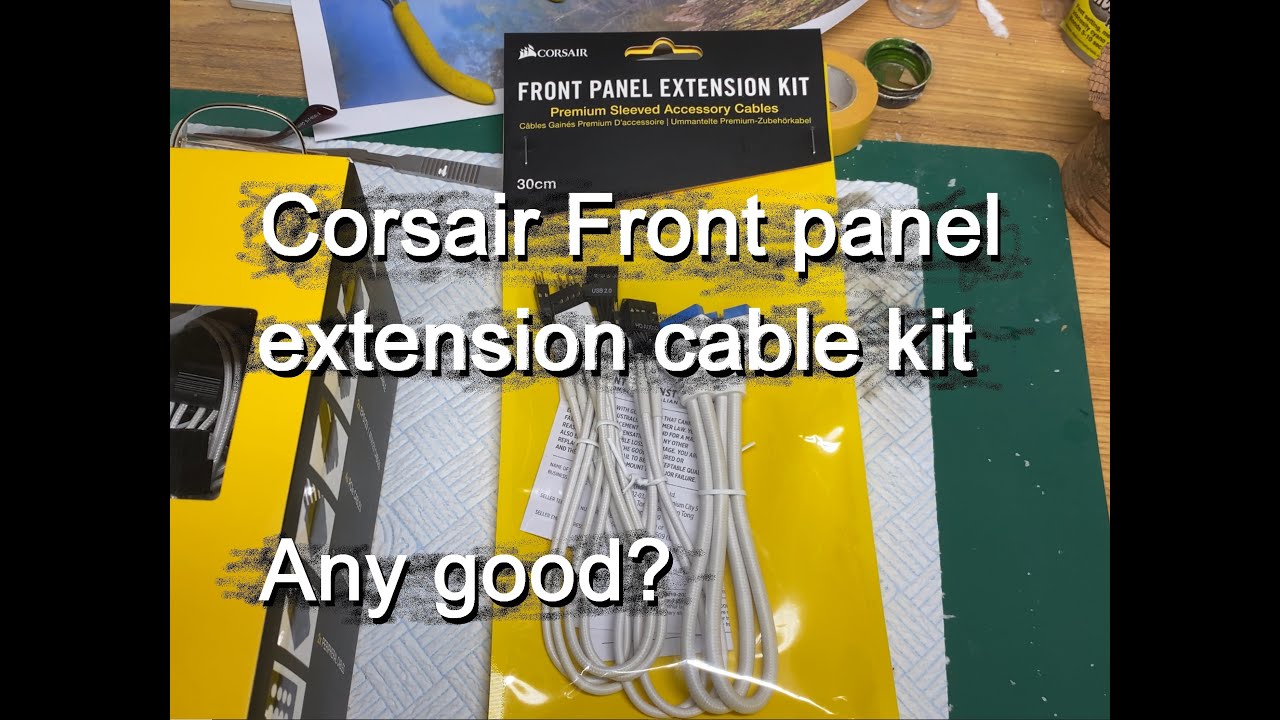 Corsair premium front panel extension kit cables: Installation and are they any good?