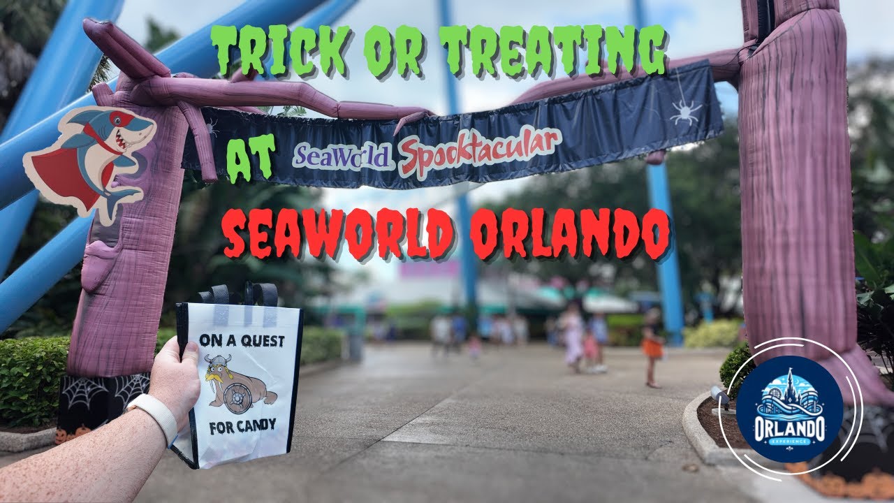 Trick or Treating at SeaWorld Orlando's Spooktacular