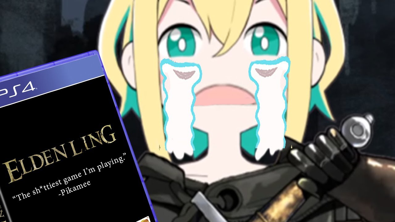Pikamee loses it playing $15 version of Elden Ring???