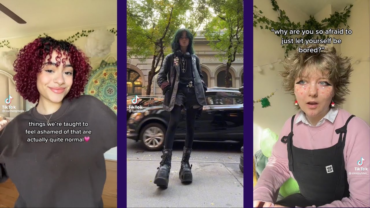 tiktoks to watch in bed with snacks (trans, alt fashion, disabled etc)