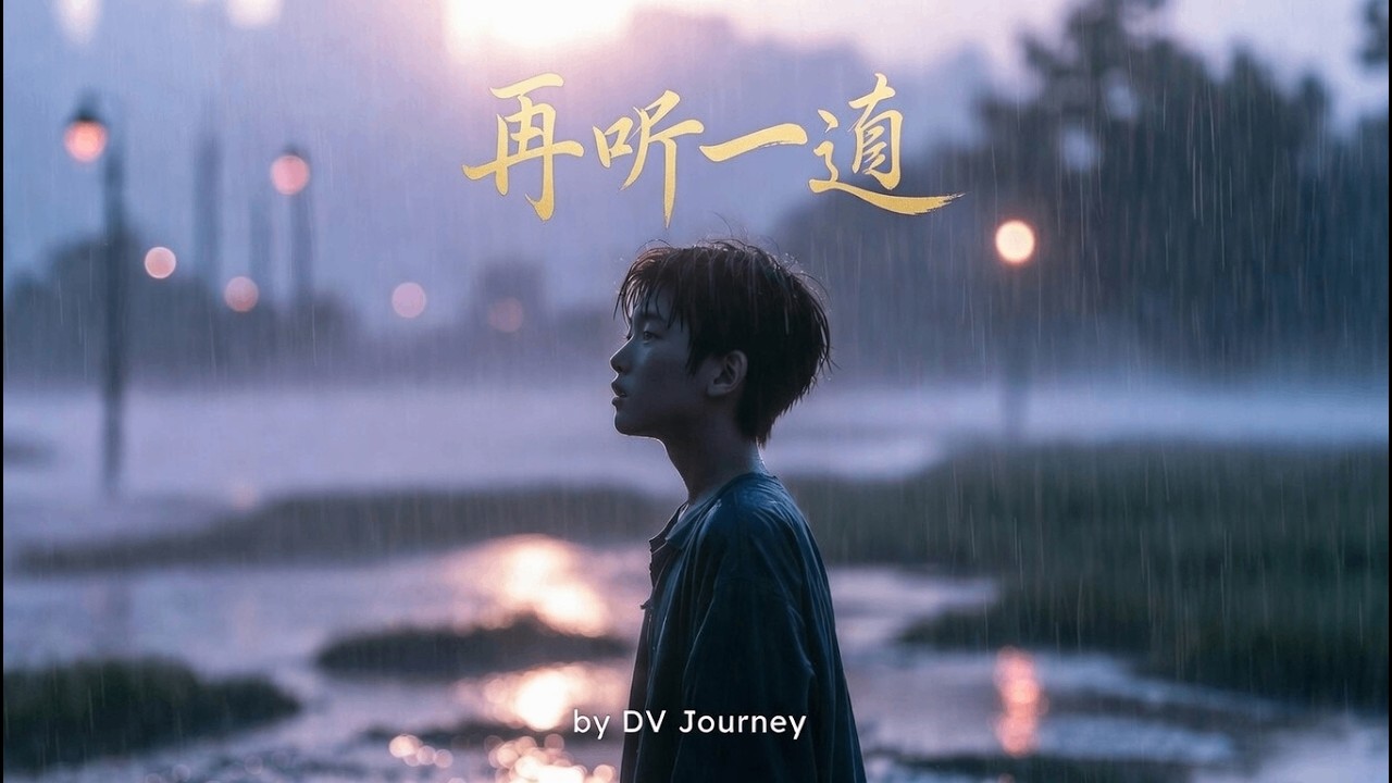 再听一遍 – DV Journey | Emotional Chinese Sad Song | Full Lyrics & Music Video