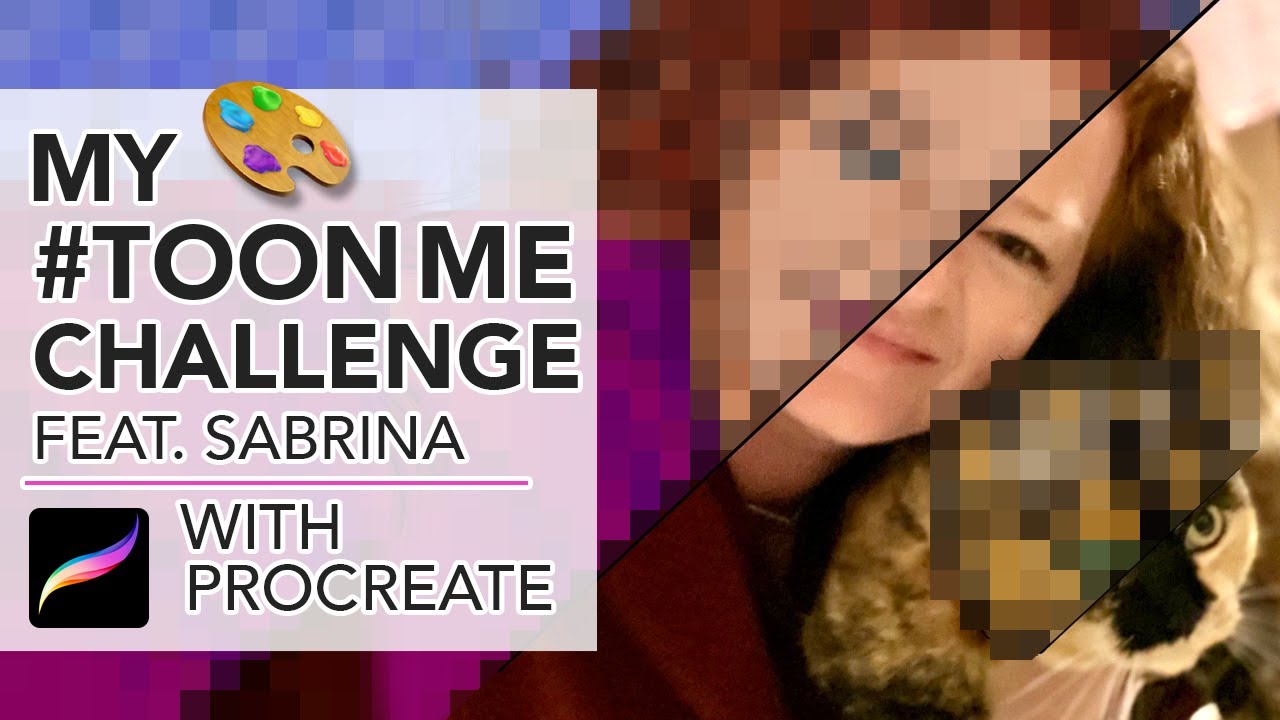 My Artist TOON ME Challenge - with my Cat, Sabrina