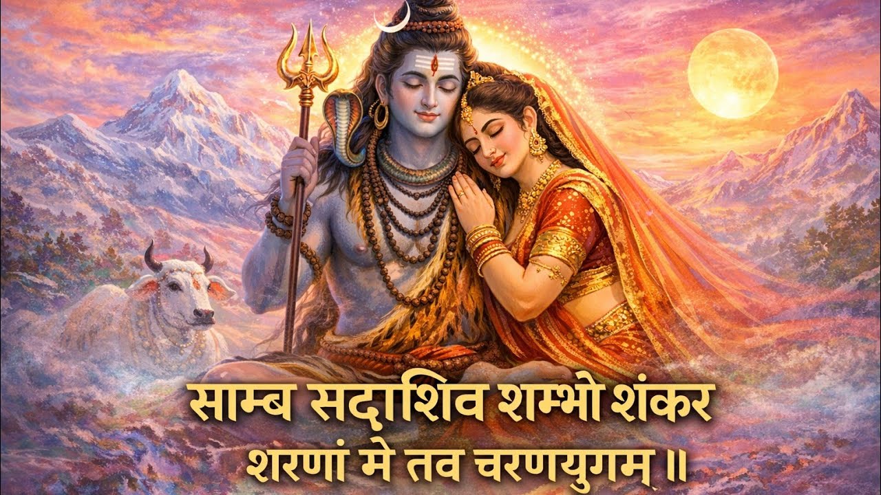 सुनते ही मन शांत हो जाए 😌 | साम्ब सदाशिव शम्भो शंकर | 5 मिनट में शिव कृपा अनुभव करें 🔱