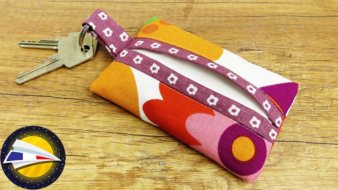 Coudre une pochette à mouchoirs - Porte-clés | Couture pour débutants | Idée couture | DIY