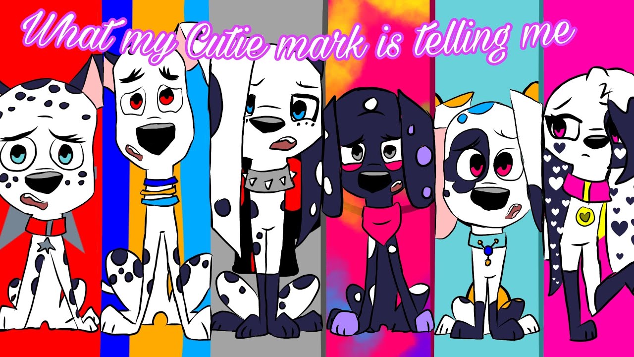 My little pony x Rua dalmatas 101- What my Cutie Mark is telling me {Animation/meme}