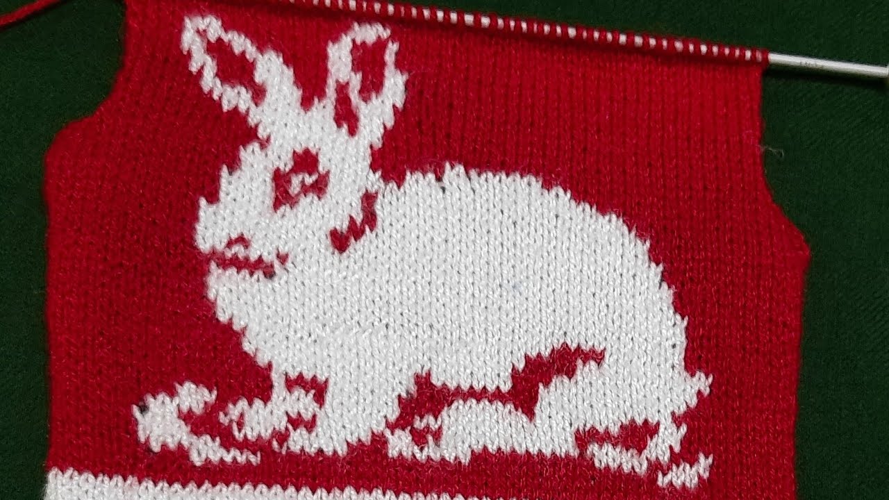 Rabbit Design For sweater