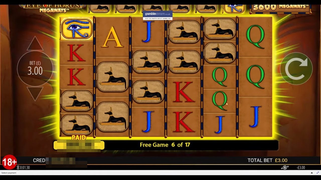 £3,000 Online Bonus Hunt - Eye of Horus Megaways, Primal, Book of Dead a few Roulette Spins & More