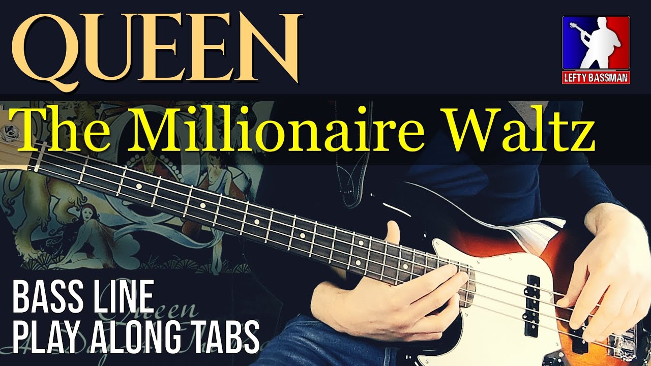 Queen - The Millionaire Waltz /// BASS LINE [Play Along Tabs]