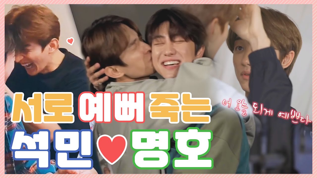 [세븐틴/도겸/디에잇] 서로 예뻐 죽는 석민 명호