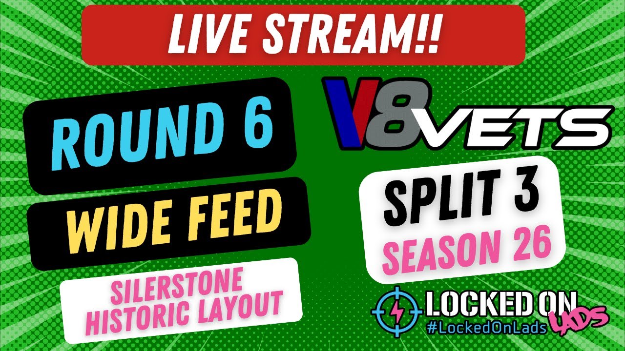 V8 Vets | Season 26 | Round 6 | Silverstone Historic Layout | #supercars  #live #motorsport