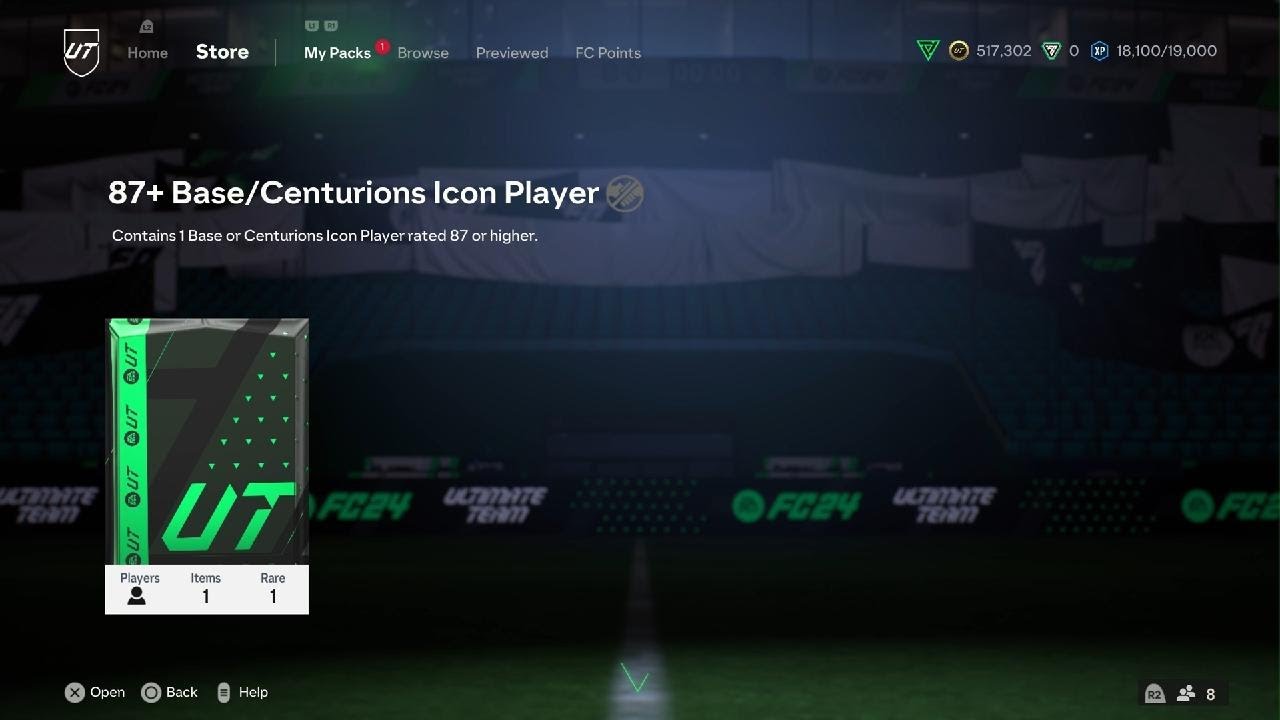 EA SPORTS FC 24 87+ Base / Centurions Icon Pack