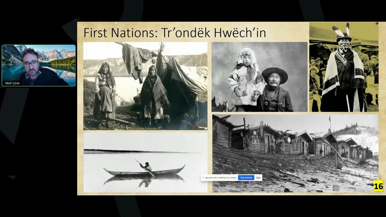 The Klondike Gold Rush (1896 to 1899) presented by Matt Cook CGeol MSci MGeol, from Mott MacDonald