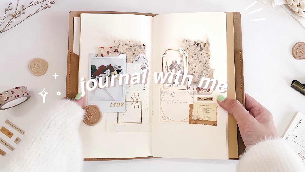 🥀 journal with me // art journaling ft. notebook therapy
