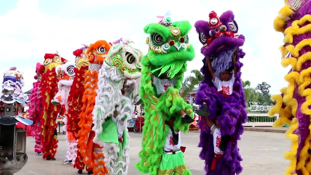 พิธีเบิกเนตร และเจิมอุปกรณ์ เคารพ องค์เจ้าปู่ย่า Lion Dance Introductions  #สิงโต #มังกร
