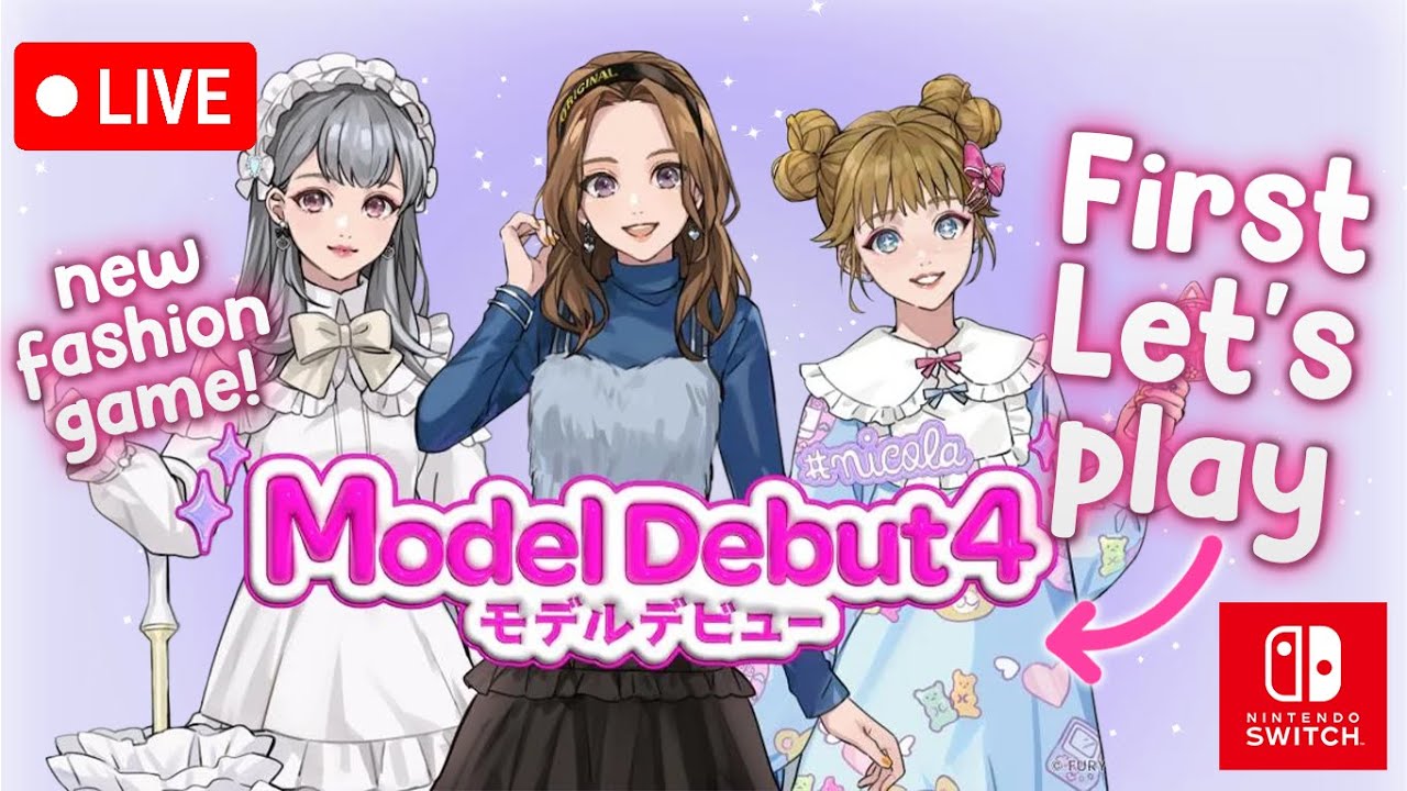 A New Switch Dress Up Game?👀🎀 Model Debut 4 FIRST LETSPLAY