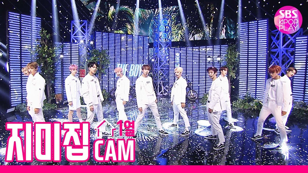 [지미집캠] 더보이즈 'D.D.D'지미집 별도녹화│THE BOYZ JIMMY JIB STAGE│@SBS Inkigayo_2019.8.25