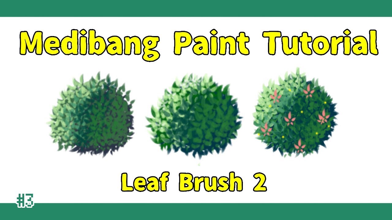 How to Create a Leaf Brush 2 | Medibang Paint Tutorial ver. Android