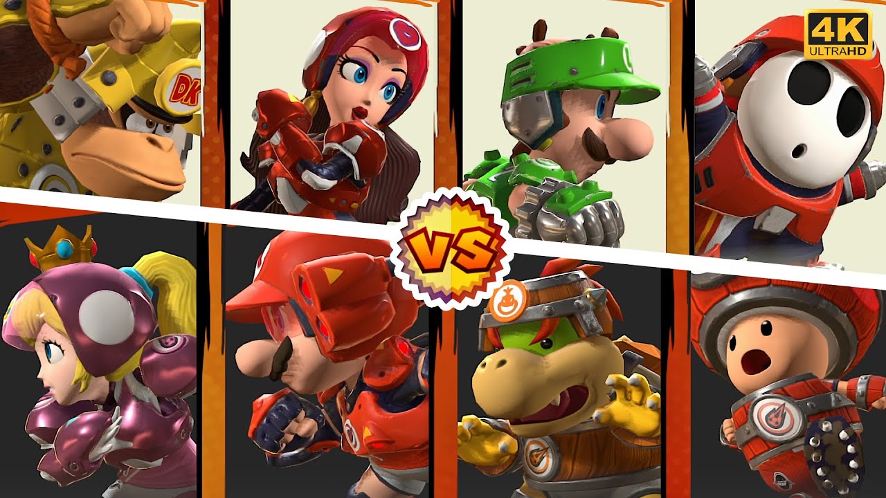 Shy Guy Vs. Peach - Mario Strikers: Battle League
