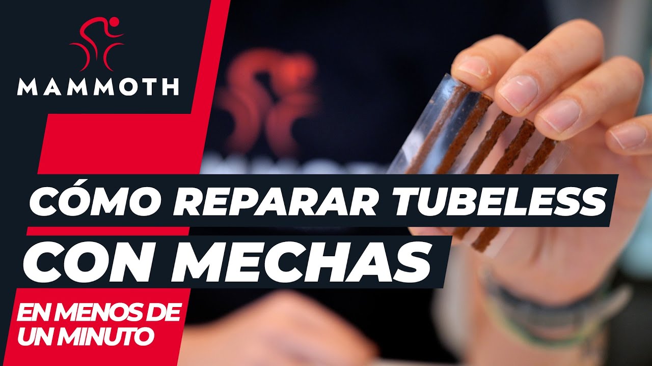 Cómo reparar tubeless con mechas en menos de 1 minuto