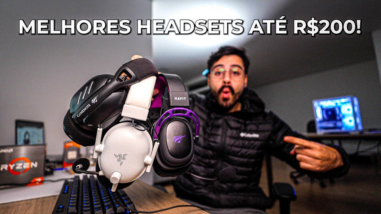 os Melhores Headsets at&eacute; 200 Reais !!!