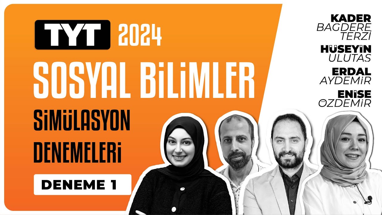 TYT Sosyal Bilimler Simülasyon Denemeleri Deneme 01 Soru Çözümleri