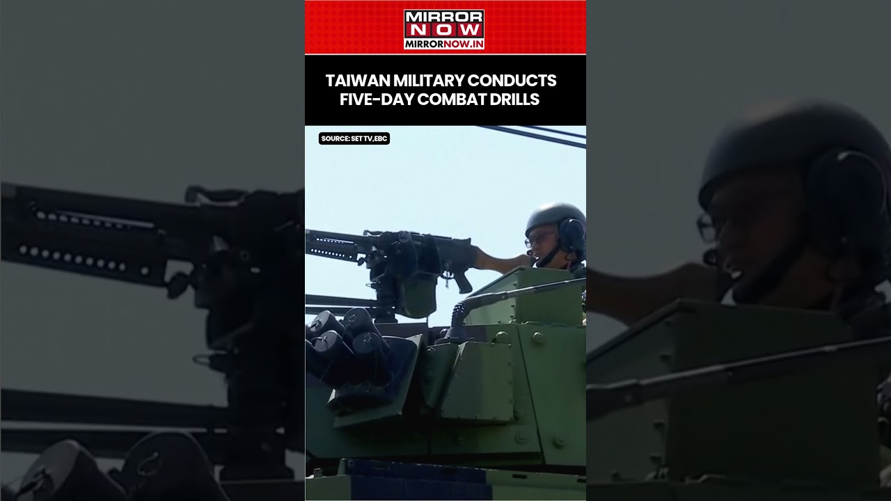 Taiwan Military Conducts Five-Day Combat Readiness Drills Amid Threats From China #shorts