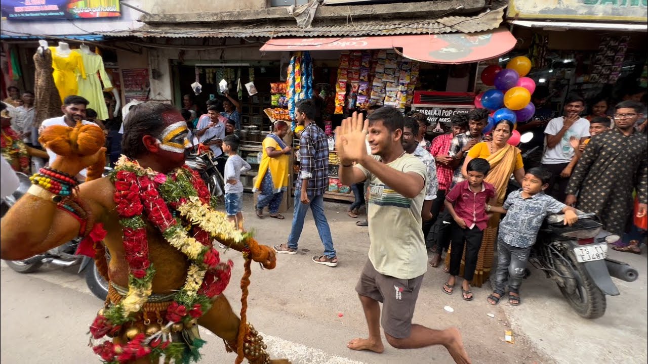 Lal Darwaza Bonalu 2023 | Old City Vijay Pothuraju Entry | #Oldcity Lal Darwaza Bonalu 2023
