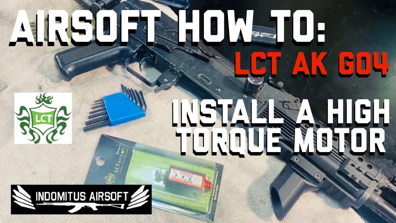 Installing High Torque Motor V3 Gearbox | Airsoft How To | LCT AK G04
