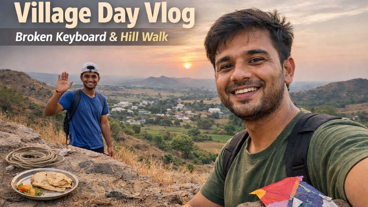6 January Daily Vlog | Village Work & Evening Hill Walk