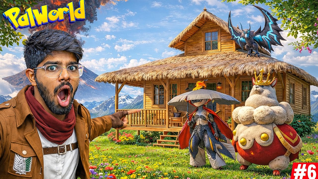 Finally Franklin Build His Dream House In Pokemon World | Palworld GTA 5 Telugu | Part - 6