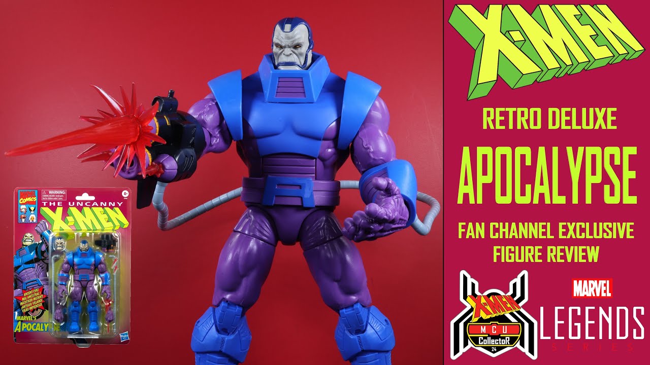 Обзор коллекционной коллекционной фигурки Marvel Legends Retro APOCALYPSE X-Men Animated Series T...