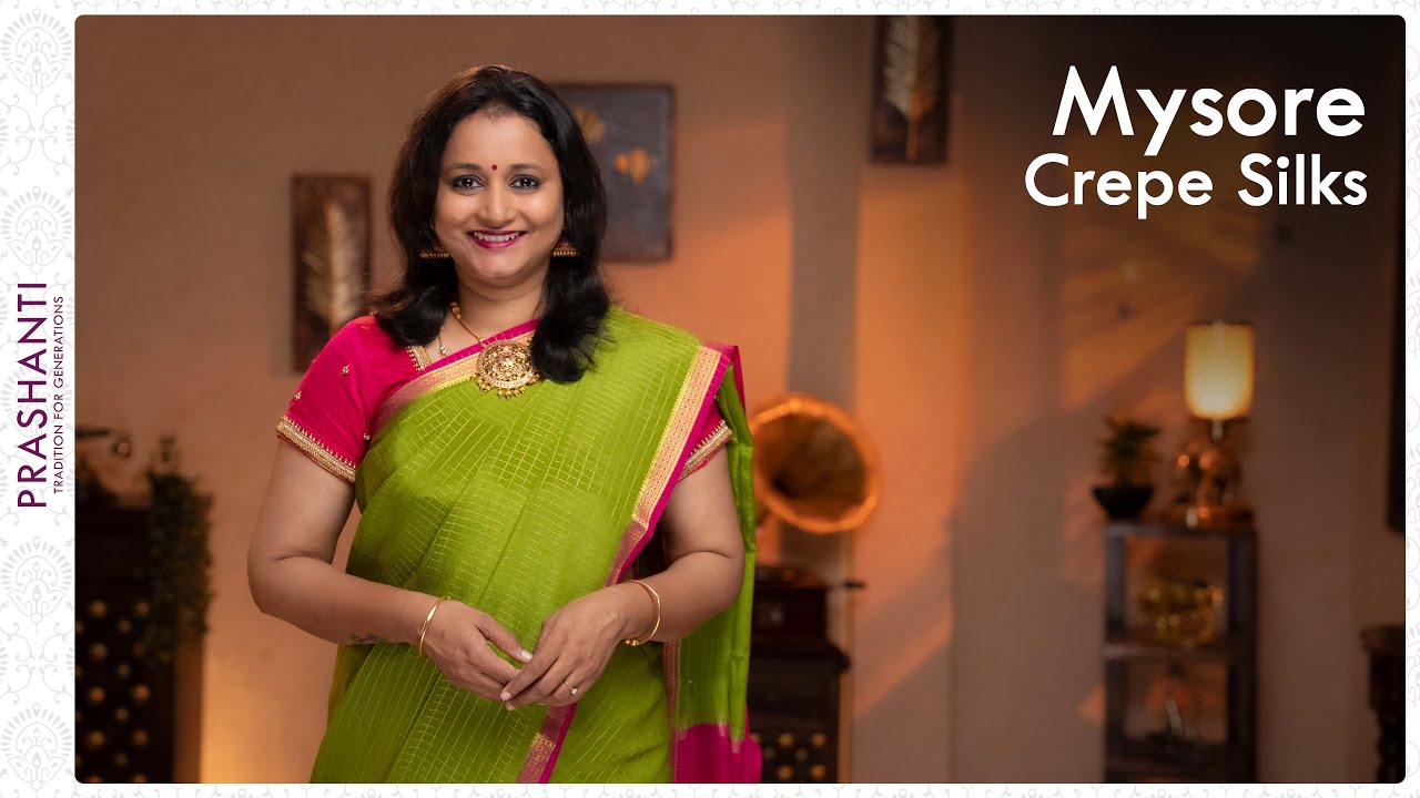 Mysore Crepe Silks by Prashanti | 29 March 2022