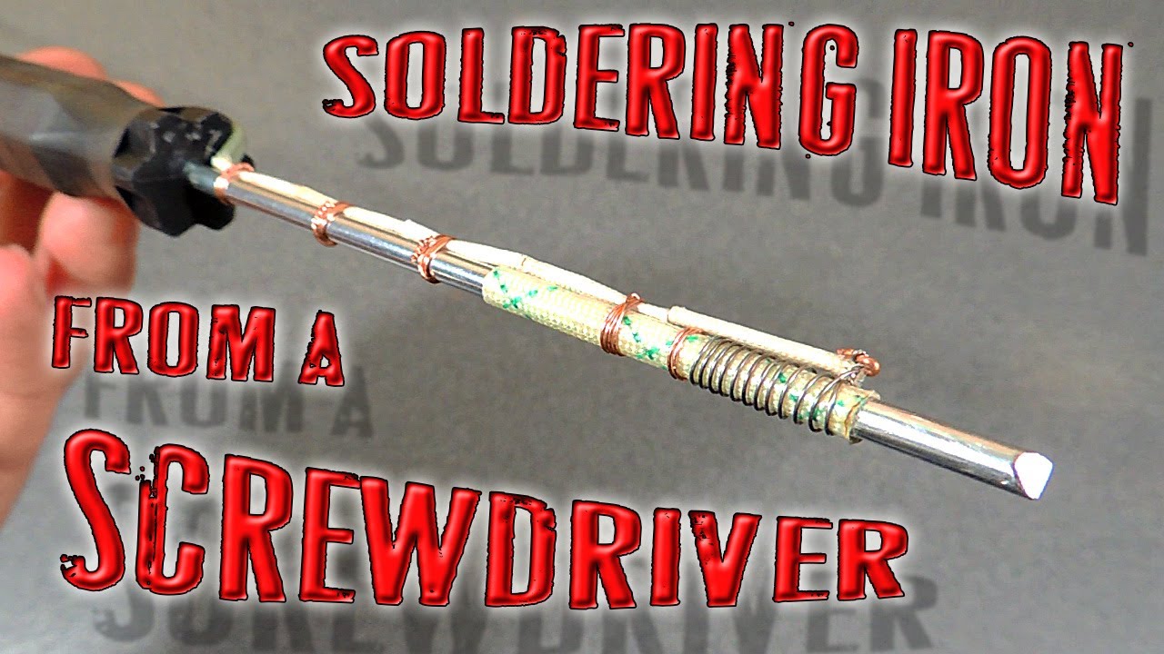 ✅ How to make a soldering iron from a screwdriver and a phone charger? Quickly look!!! ✅