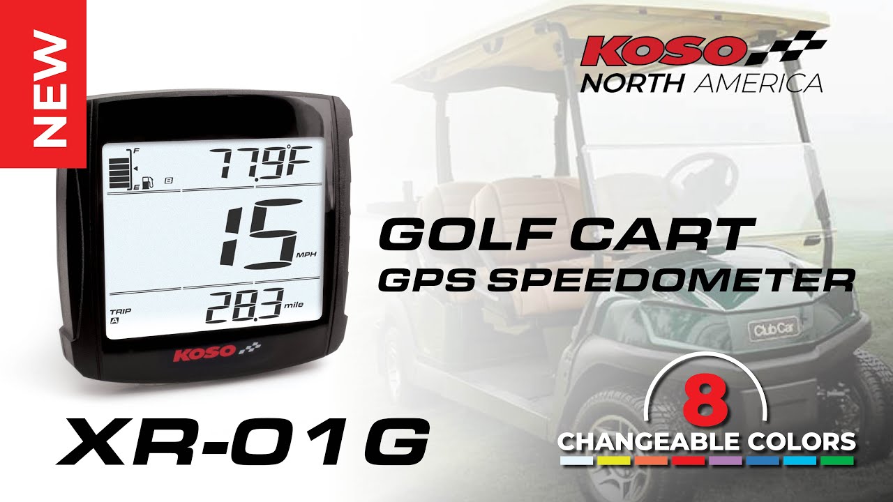 XR-01G GPS SPEEDOMETER FOR GOLF CARTS