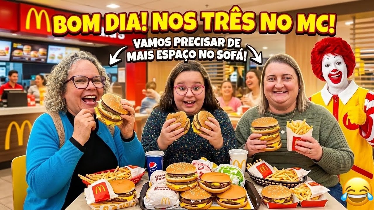 Levei as mulheres  nó dia da mulher para comer no melhor restaurante de Portugal Mc Donalds 