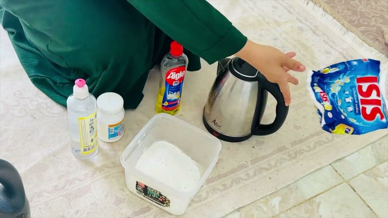 الخلطة السحرية للقضاء على البقع والدهون بواش عندك فدار💯بلا حك وبلا تعب طلسيها وشلي وتهني✅