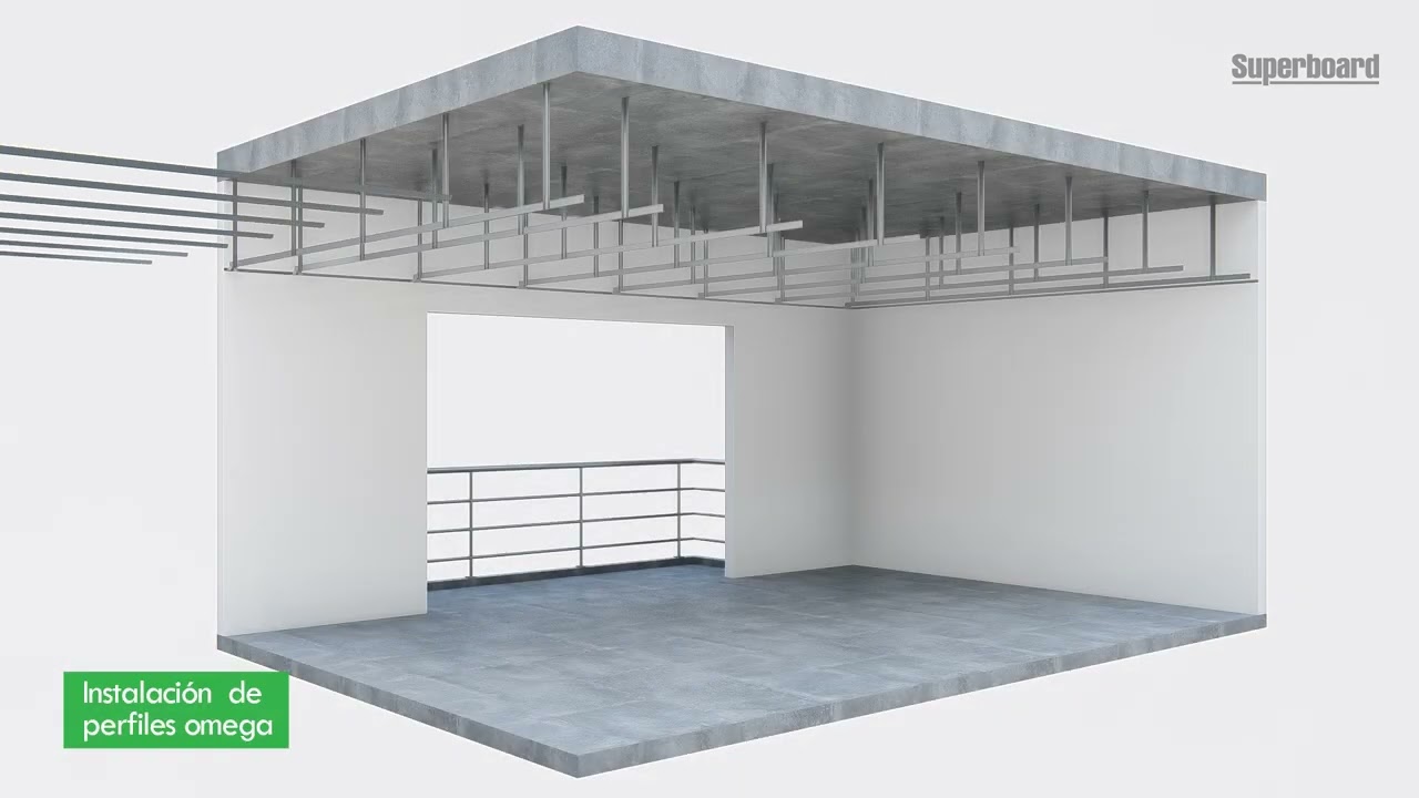 Aprenda a construir un cielo raso con Superboard