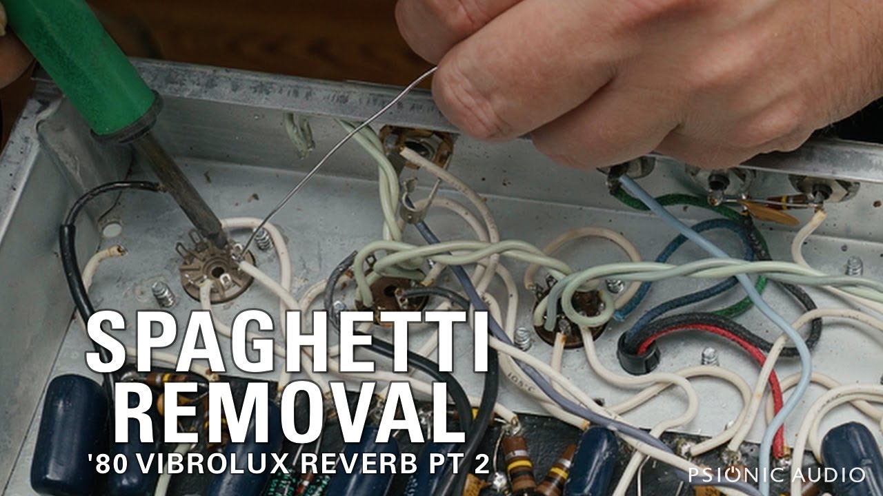 Spaghetti Removal | '80 Vibrolux Reverb Pt 2