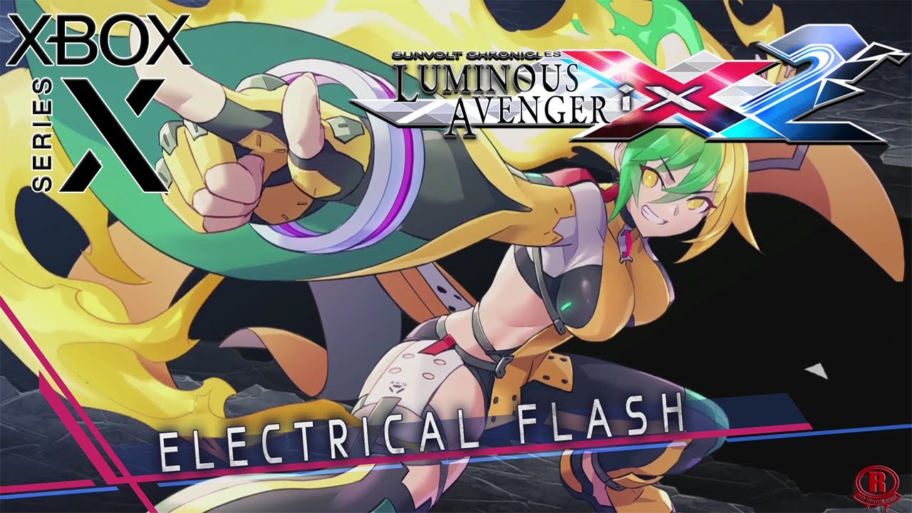 Gunvolt Chronicles: Luminous Avenger iX 2 - Special DLC Boss Fight Yang Yumo Gameplay [1080p 60fps]