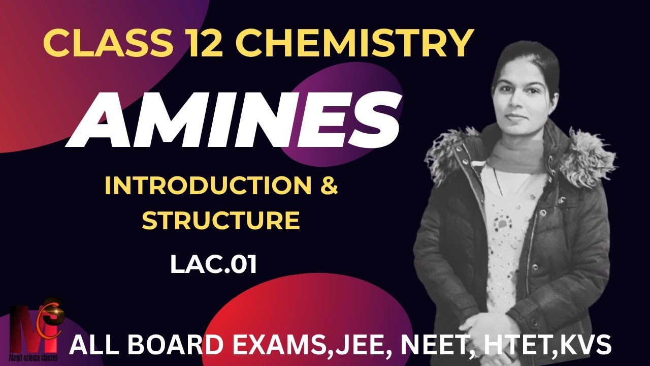 Structure of Amines | Chemistry Chapter 9 | #12thchemistry #amine