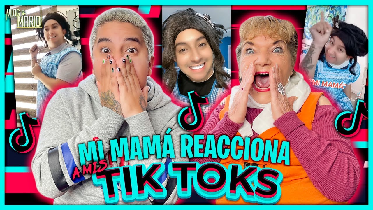 Mi MAMÁ real REACCIONA a mis TIK TOKS 🤣