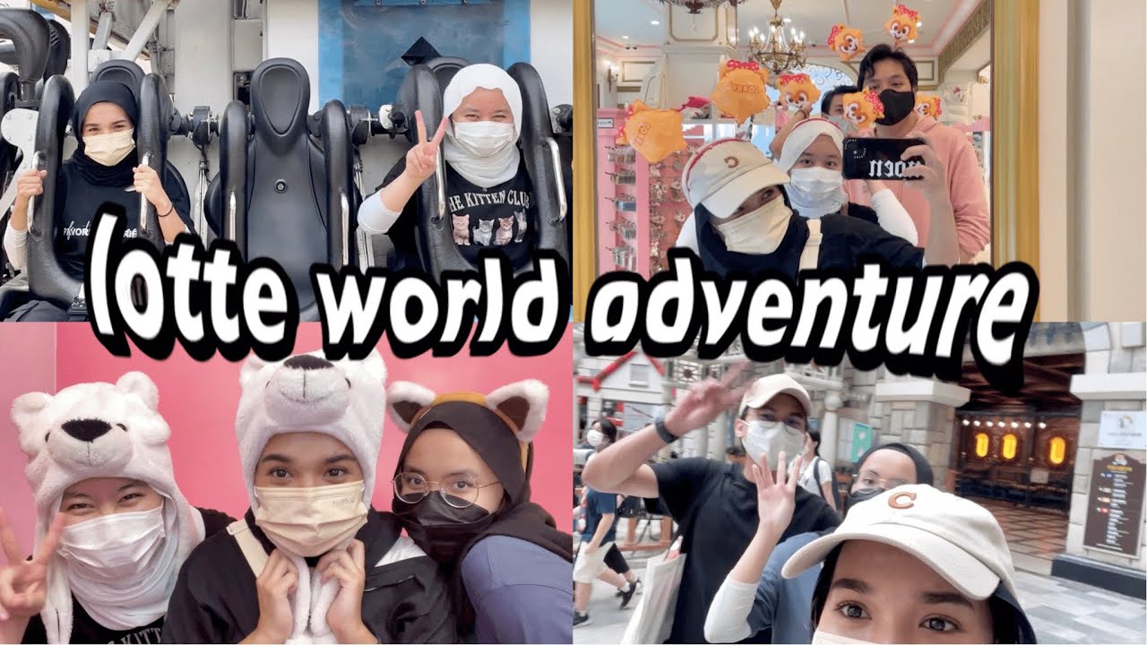 a day in lotte world with us!!! (i cried)