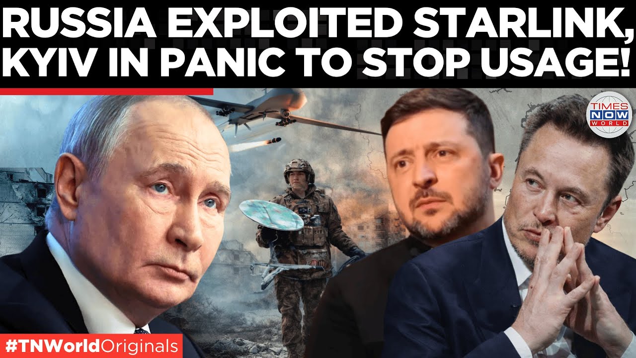 MUSK VS MOSCOW: Kyiv Panics Over Starlink linked Russian Drones, SpaceX Moves to Block | World News